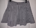Ookie & Lala Skater Skirt M Black White Houndstooth Dark Academia Preppy